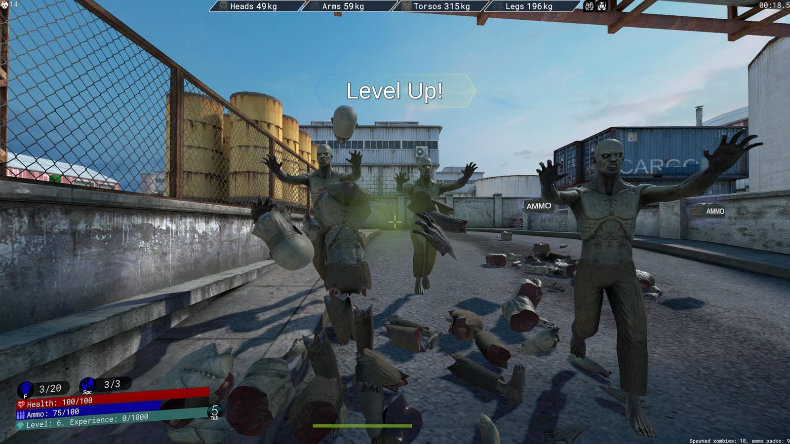 Level Up Experience Gain Gameplay FPS